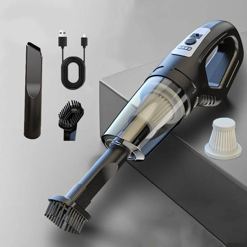 Cleaning & Utility — handheld vacuum, tool kit, door stoppers