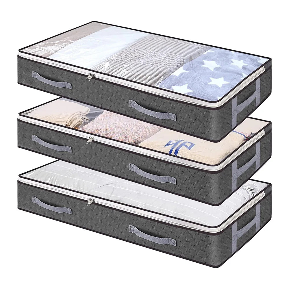 Under-Bed Storage Bags with Clear Window
