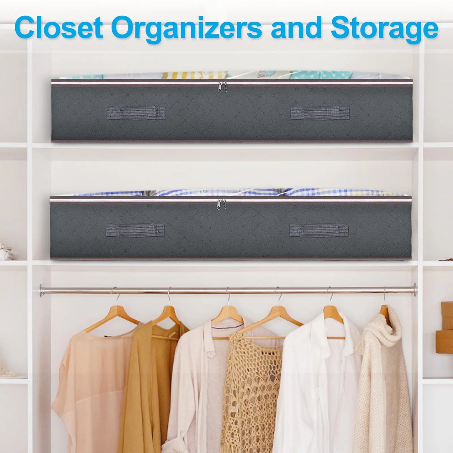 Under-Bed Storage Bags with Clear Window