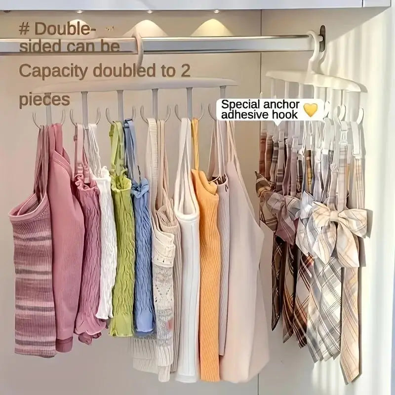 12-Hook Rotating Closet Organizer