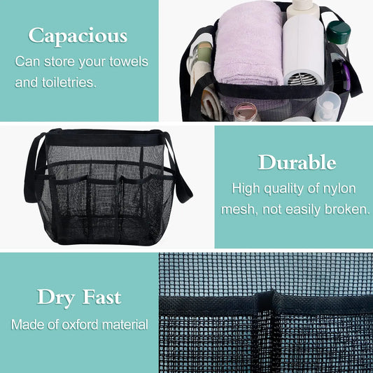 Mesh Shower Caddy Tote