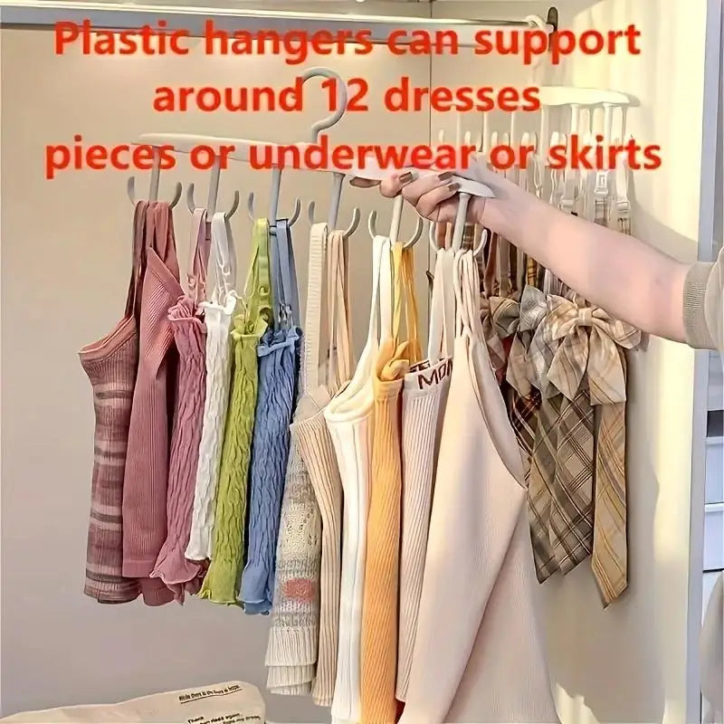 12-Hook Rotating Closet Organizer