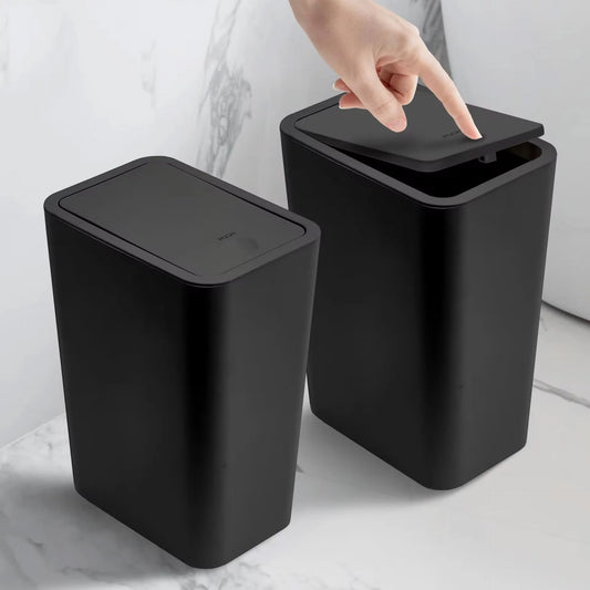 10L Trash Can with Press-Top Lid